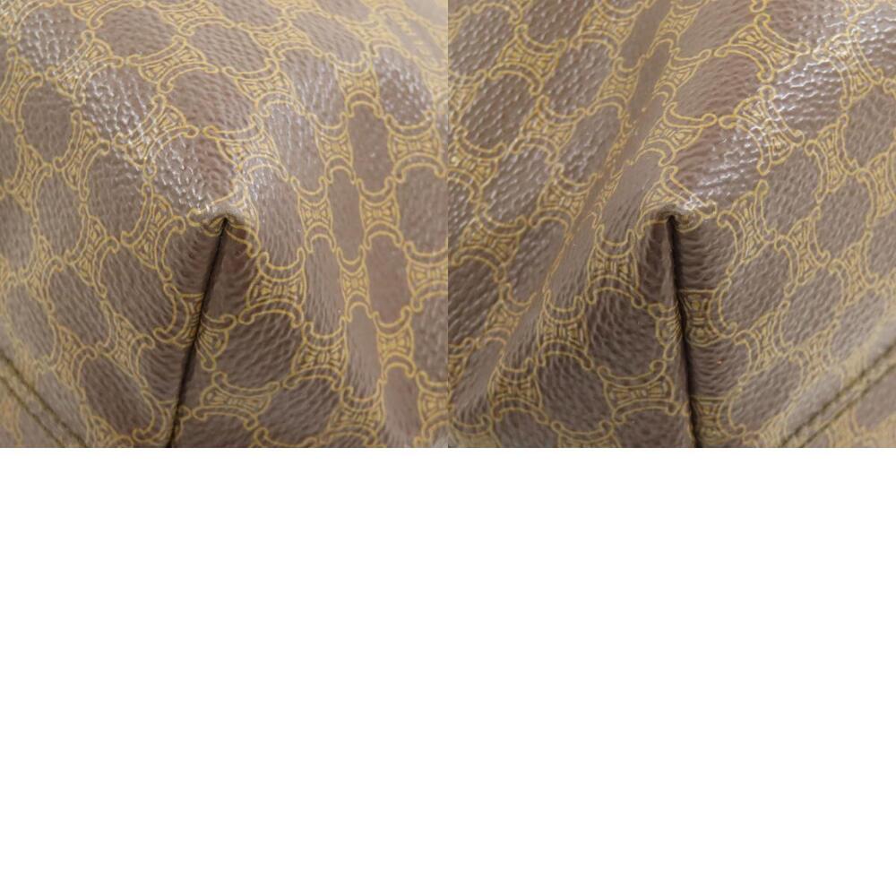 Celine Macadam Boston Leather Brown handbag - Picture 10 of 11